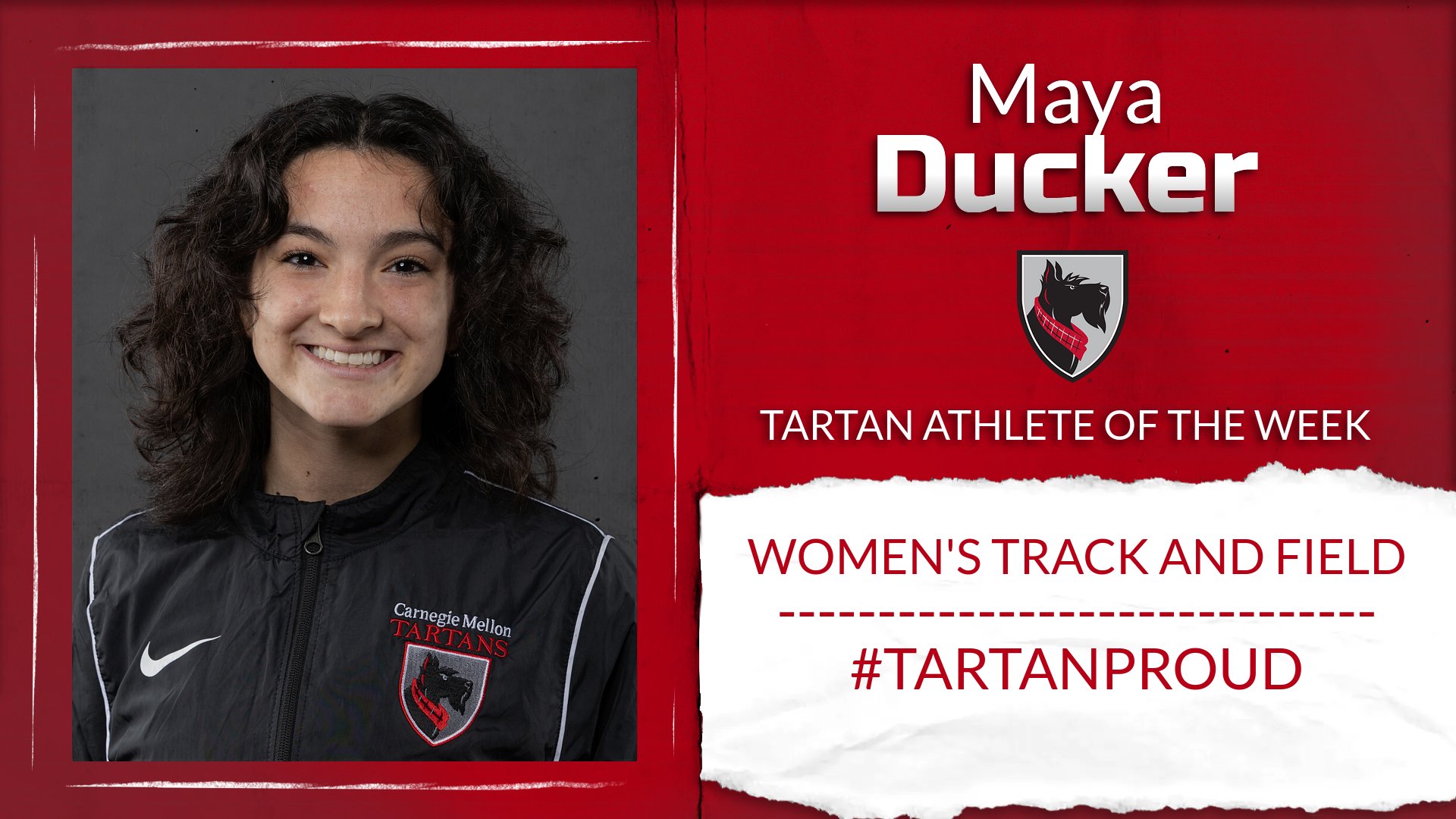 CMU Tartan Athlete of the Week