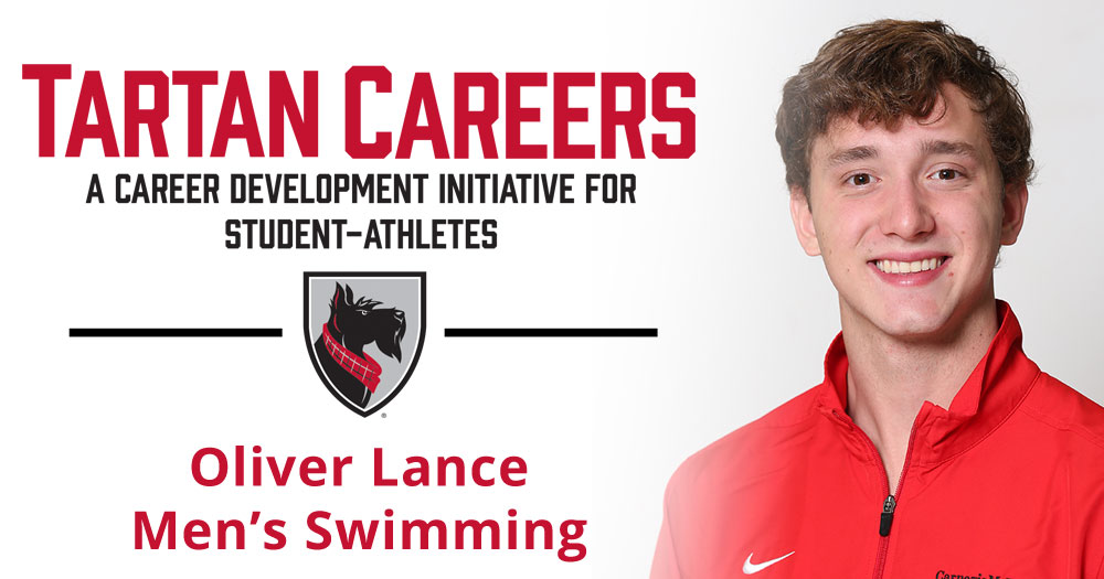 Tartan Careers - A career development initiative for student-athletes. Oliver Lance Men's Swimmingl.
Headshot of Oliver