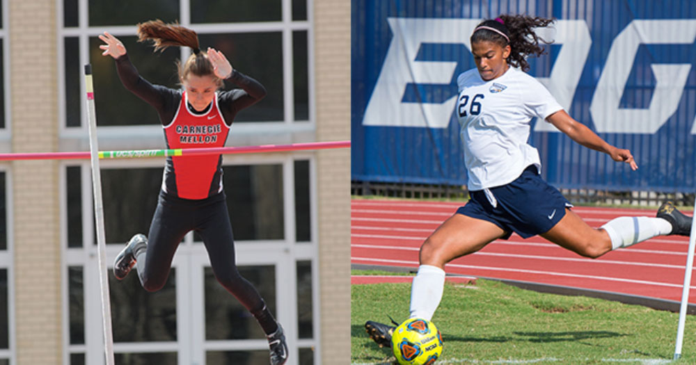 Michelle Karabin of Carnegie Mellon University and Shivani Beall of Emory University Selected as UAA NCAA Woman of the Year Representatives