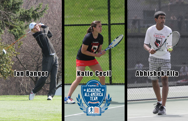 Three Land on CoSIDA Capital One Academic All-America At-Large Team