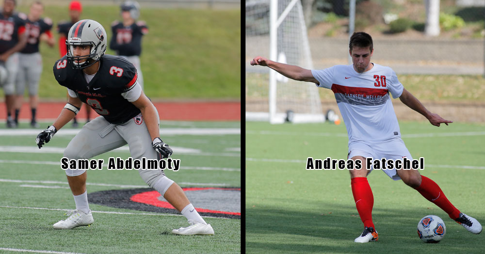 Abdelmoty and Fatschel Awarded Prestigious NCAA Postgraduate Scholarship