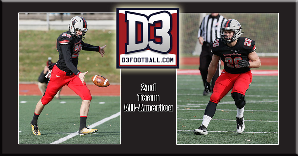Kohman and Fitzmorris of the Carnegie Mellon Football Team Named D3football.com All-America