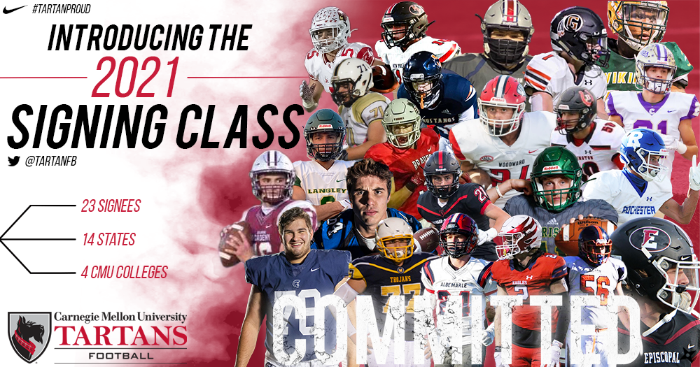 Tartan Football Announces 2021 Incoming Class