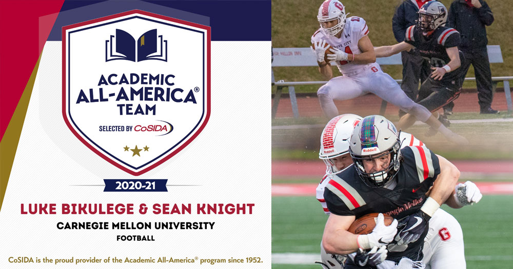 Bikulege and Knight Named CoSIDA Academic All-America