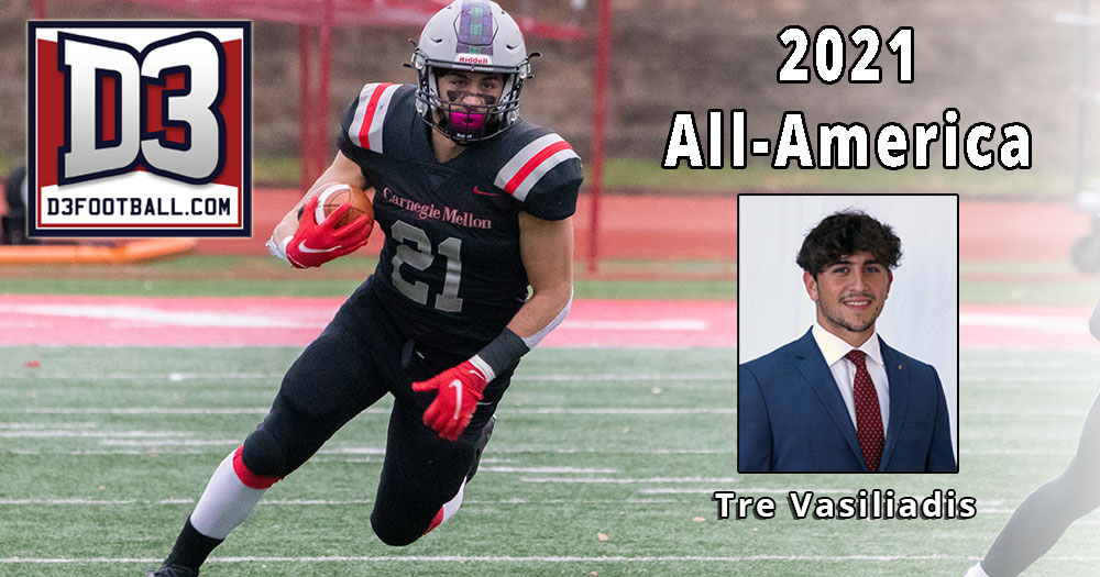 Vasiliadis Named D3football.com All-American