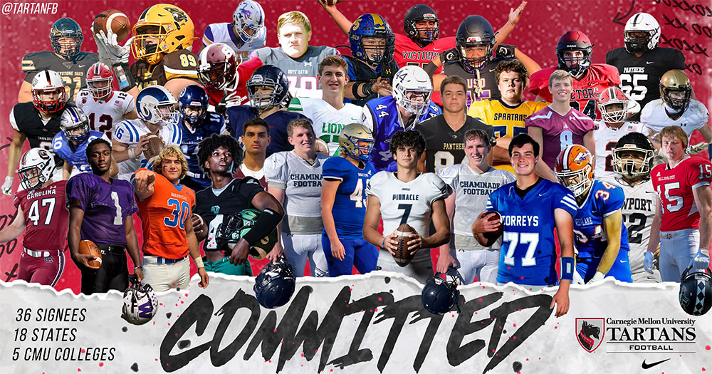 Tartan Football Announces 2022 Incoming Class
