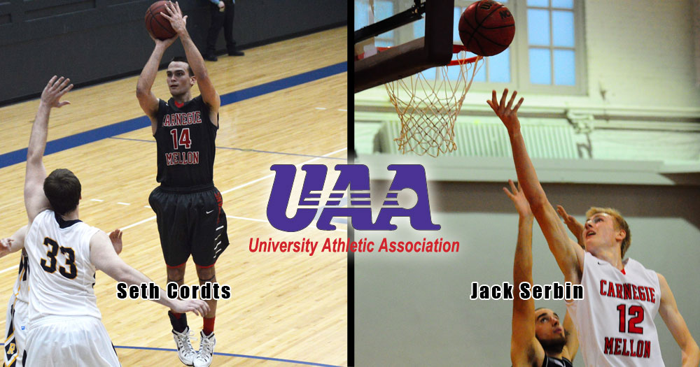Carnegie Mellon&rsquo;s Cordts and Serbin Named to the All-UAA Men&rsquo;s Basketball Squad