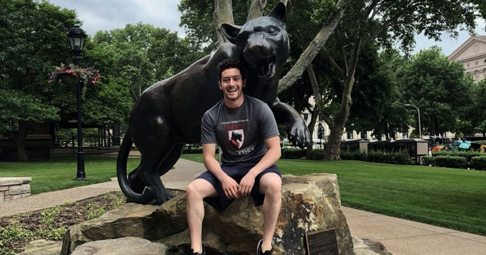 Short Feature with Men's Swimming and Diving Rising Sophomore Emmanuel Eppinger