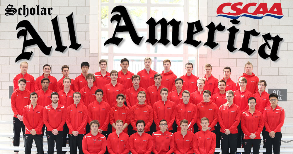 Men&rsquo;s Swimming Honored by CSCAA for Academics