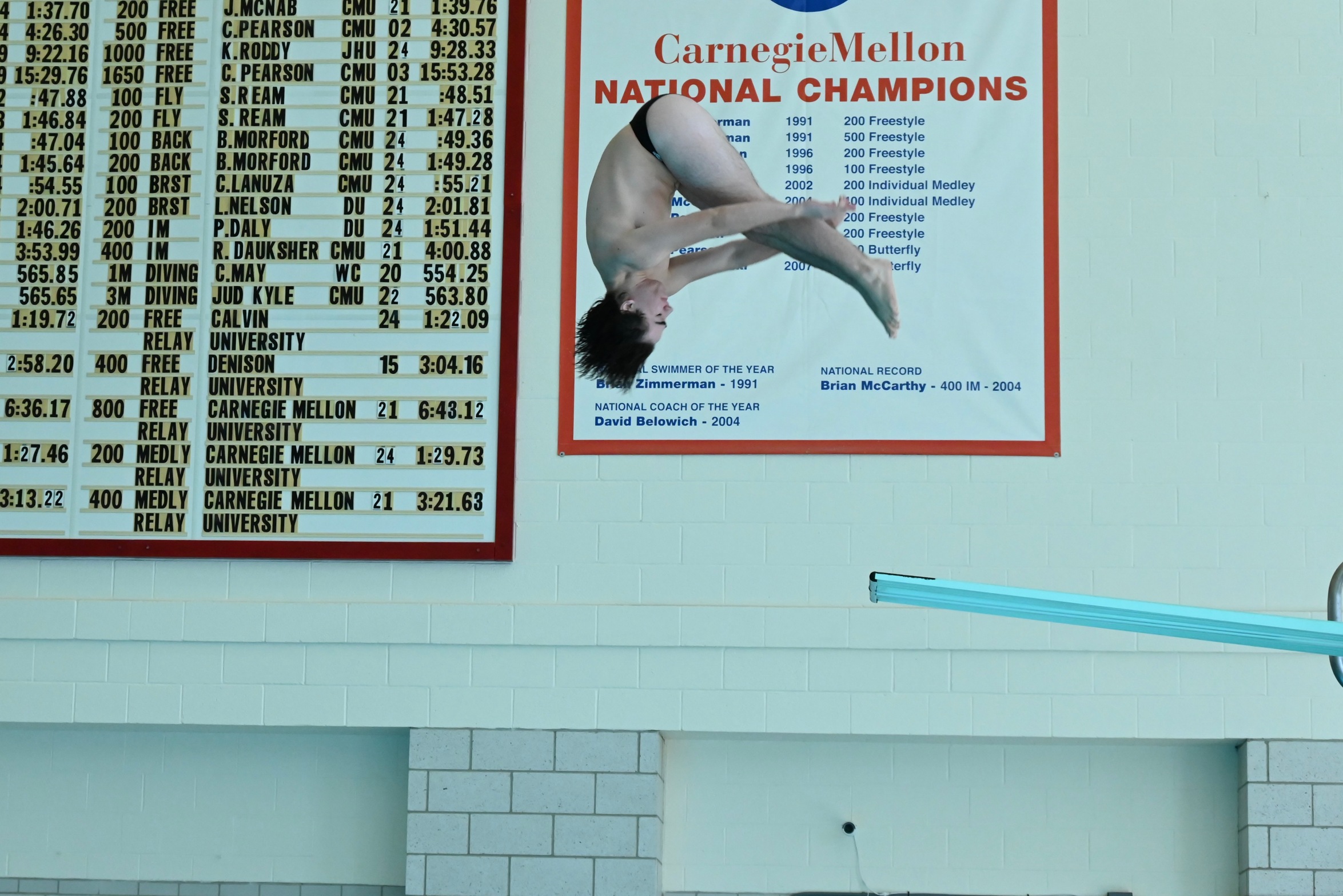 Tartan Divers Compete at NCAA Regionals
