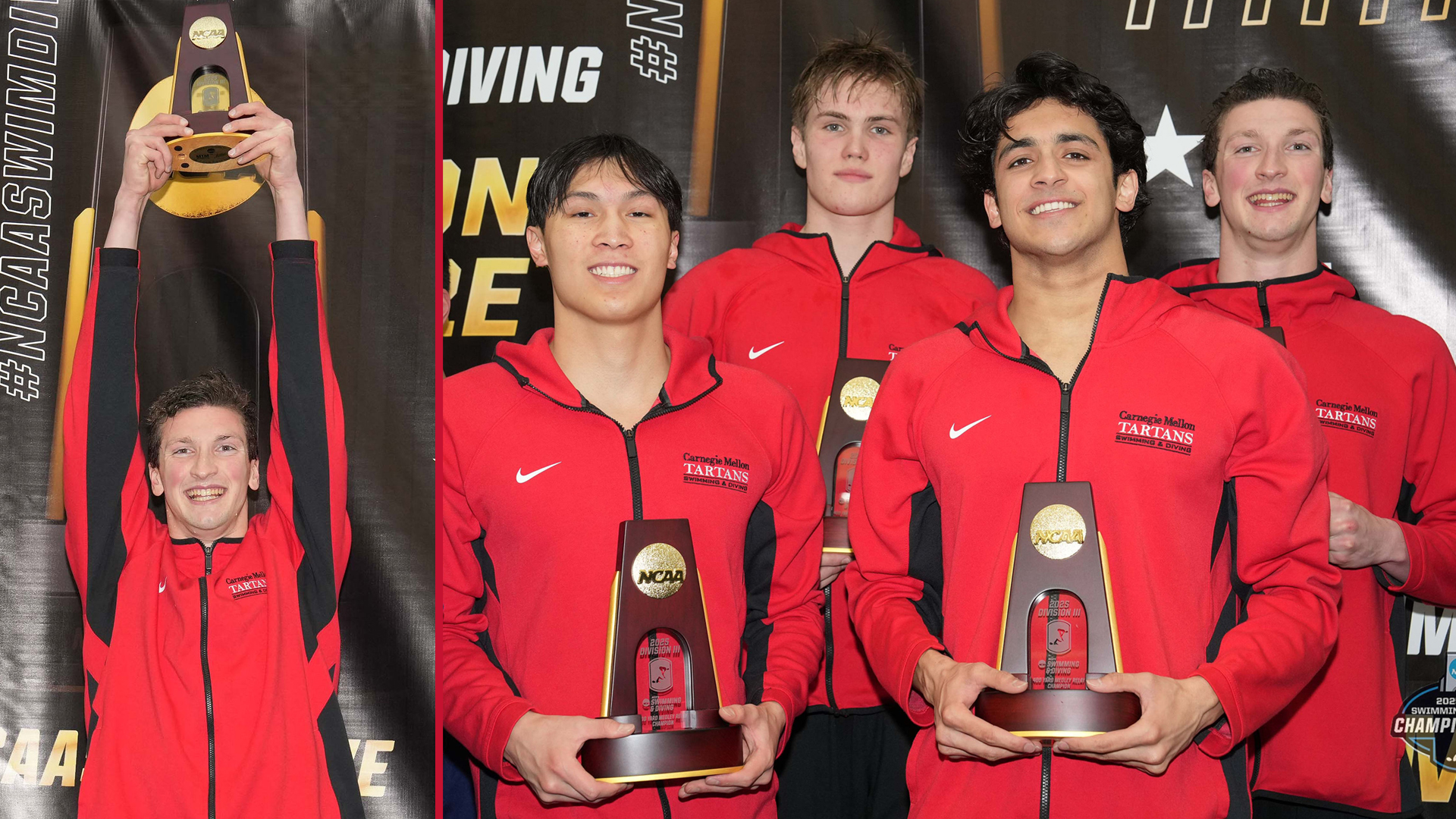 Tartans Win Two Events at First Day of NCAA Championships