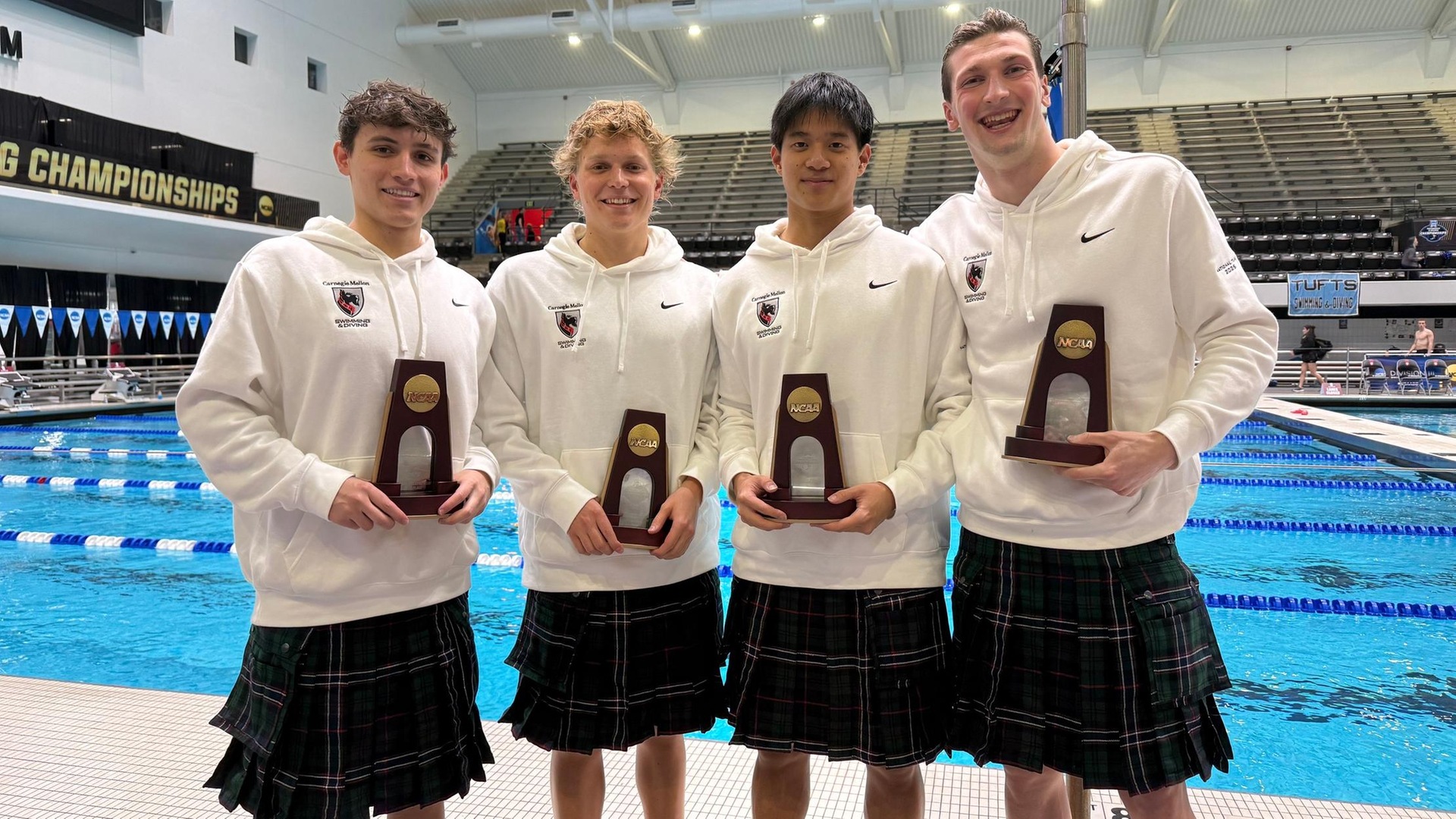 Morford is 100 yard Backstroke Champion for Second Straight Year