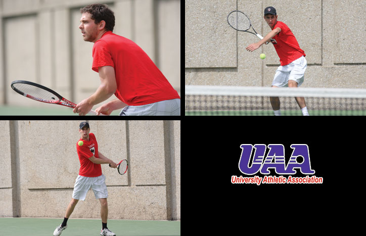 Three Men&rsquo;s Tennis Players Receive All-UAA Honors
