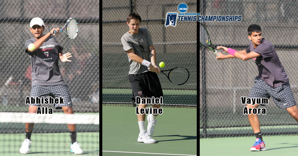 Three Tartans Selected to Compete at NCAA Men&rsquo;s Tennis Singles and Doubles Championships