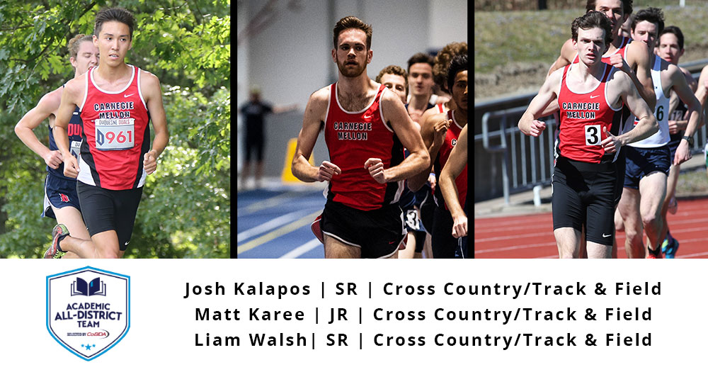 Three Men Named CoSIDA Academic All-District