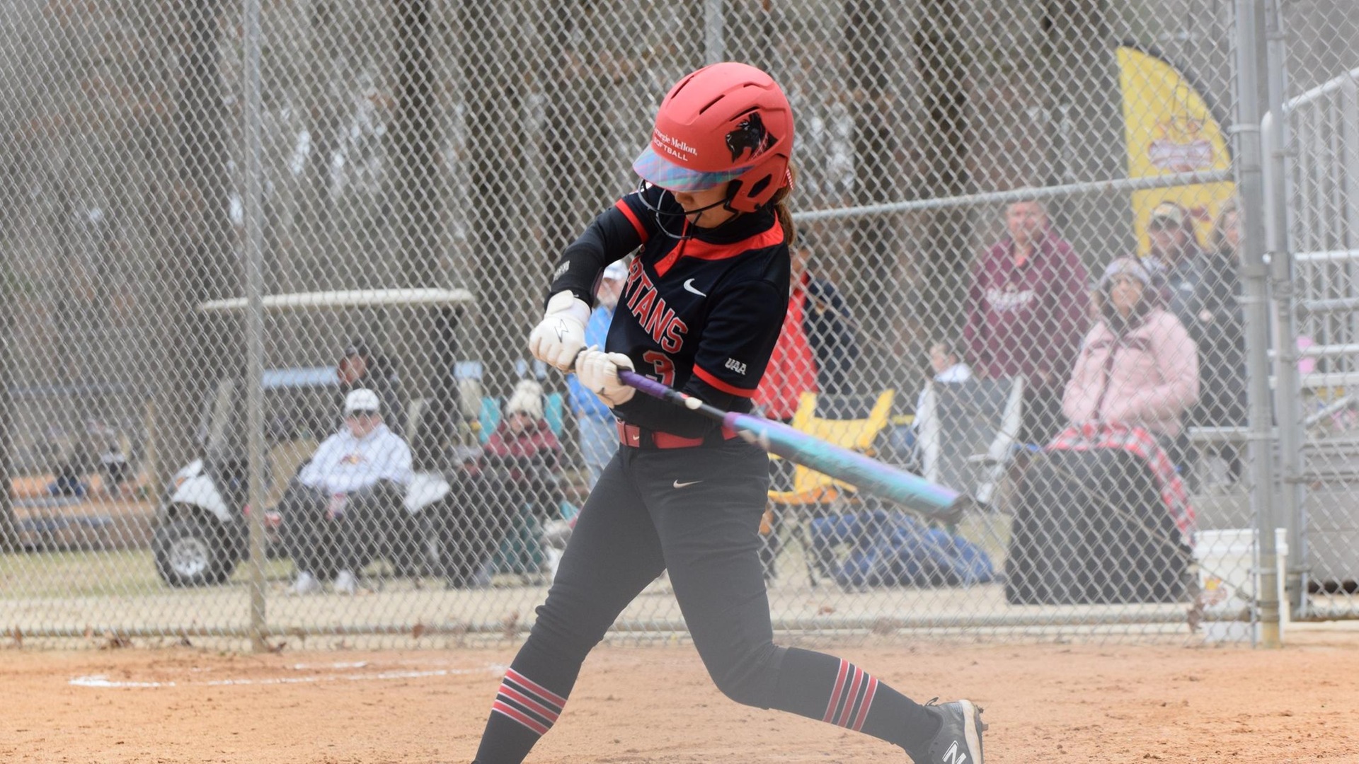 softball batter at the plate