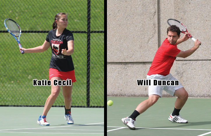 Cecil and Duncan Named UAA Athletes of the Week