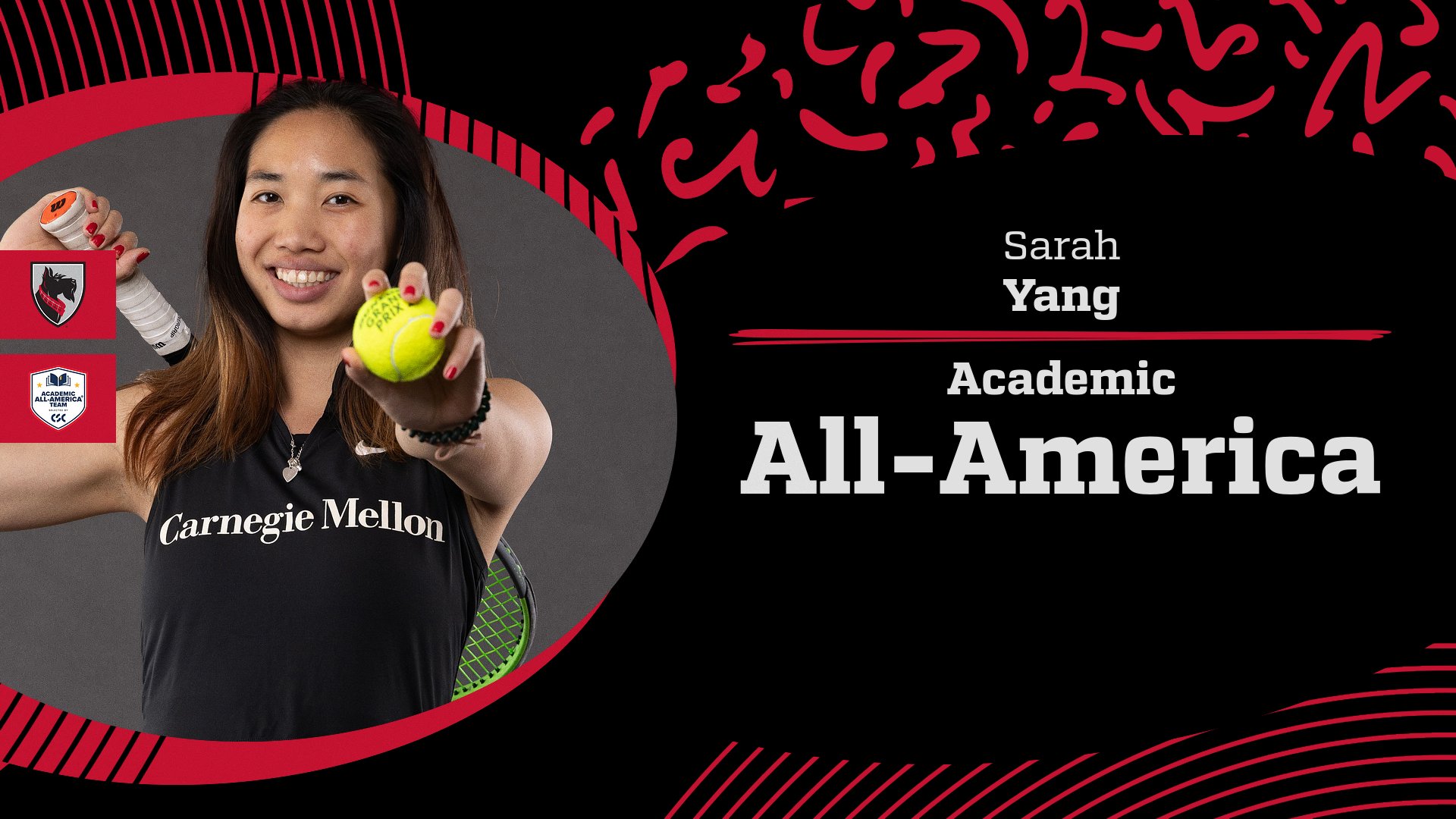 Yang Selected to CSC Academic All-America Women's Tennis Team
