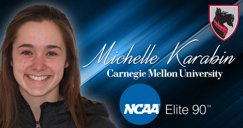Michelle Karabin Wins Elite 90&trade; Award for NCAA Division III Women&rsquo;s Indoor Track and Field Championships