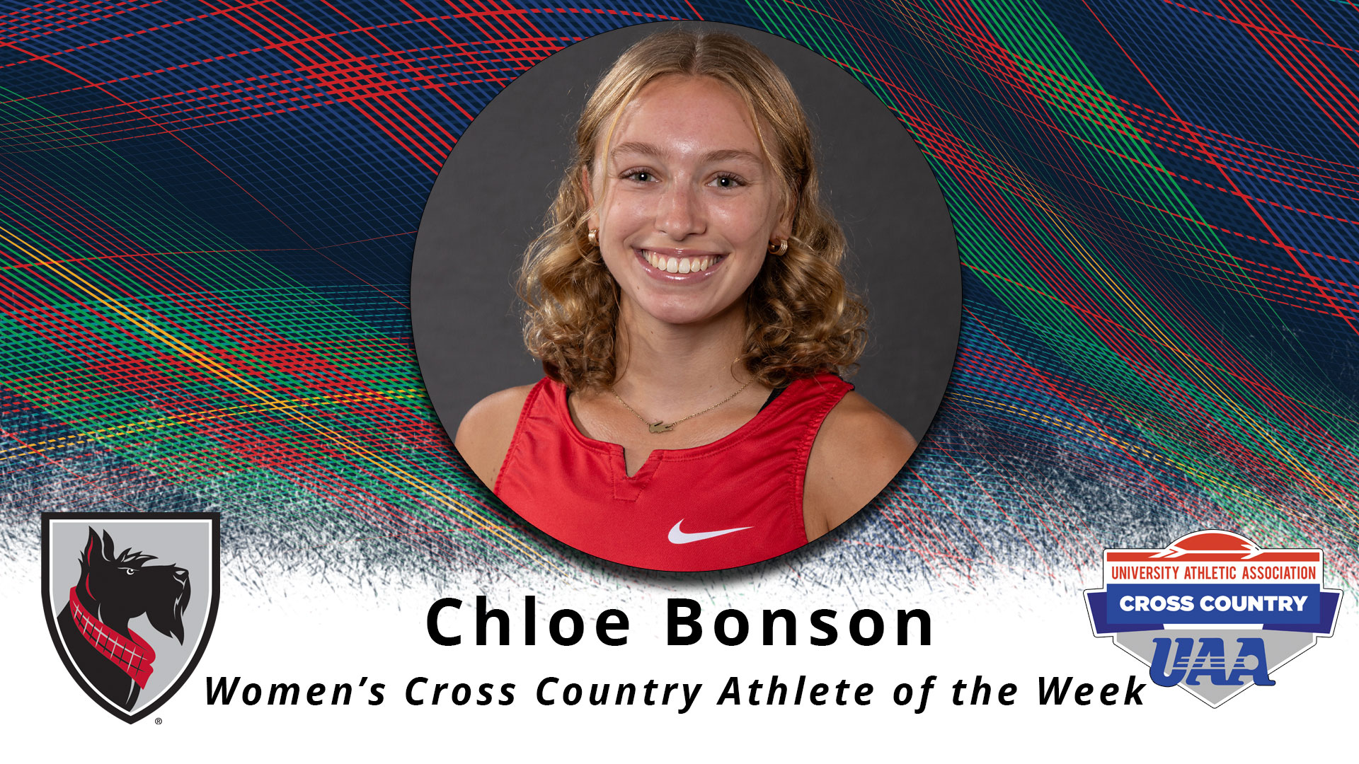 Bonson Named UAA Athlete of the Week